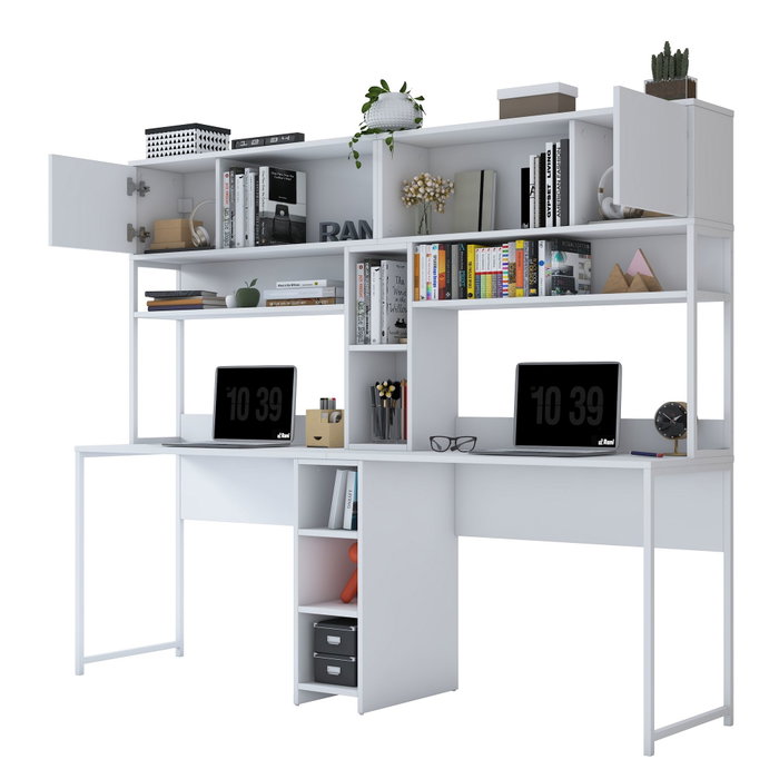 Hanah Home Escritorio de Estudio Blanco 210 cm